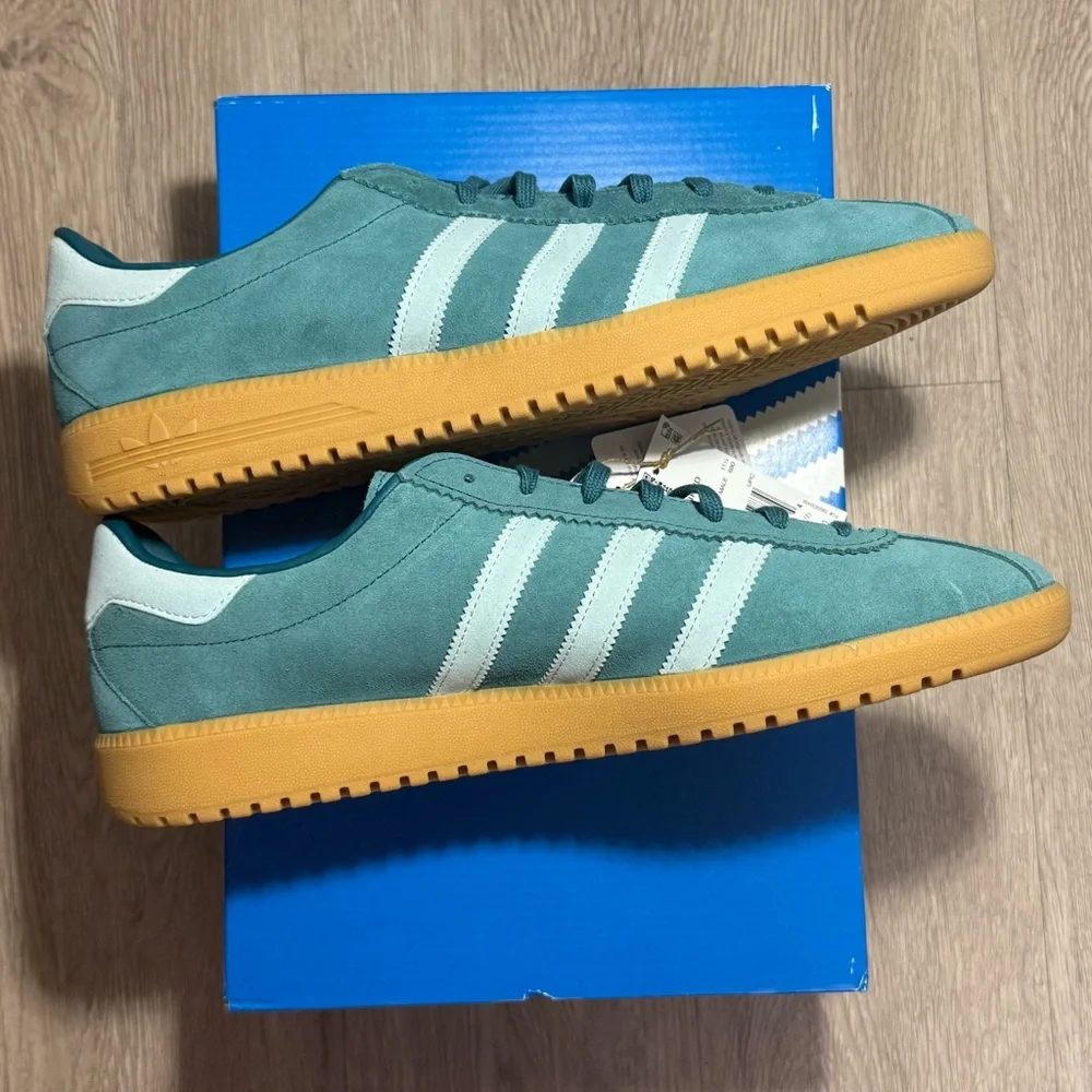 Adidas BRMD Sneaker Shoes Mystery Green Suede Mens Size 10.5, 12, New - Picture 7 of 11